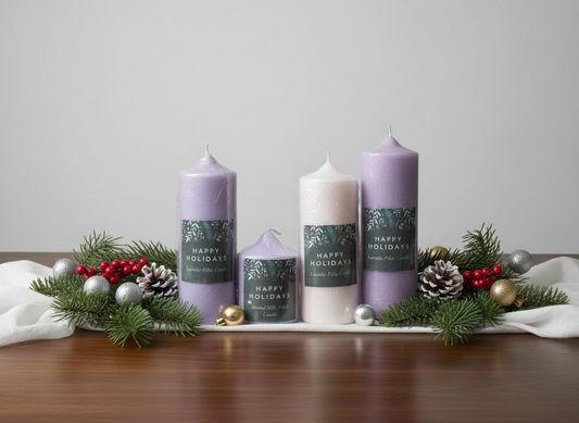Beeswax Pillar Collection | 3-Piece Ritual Set